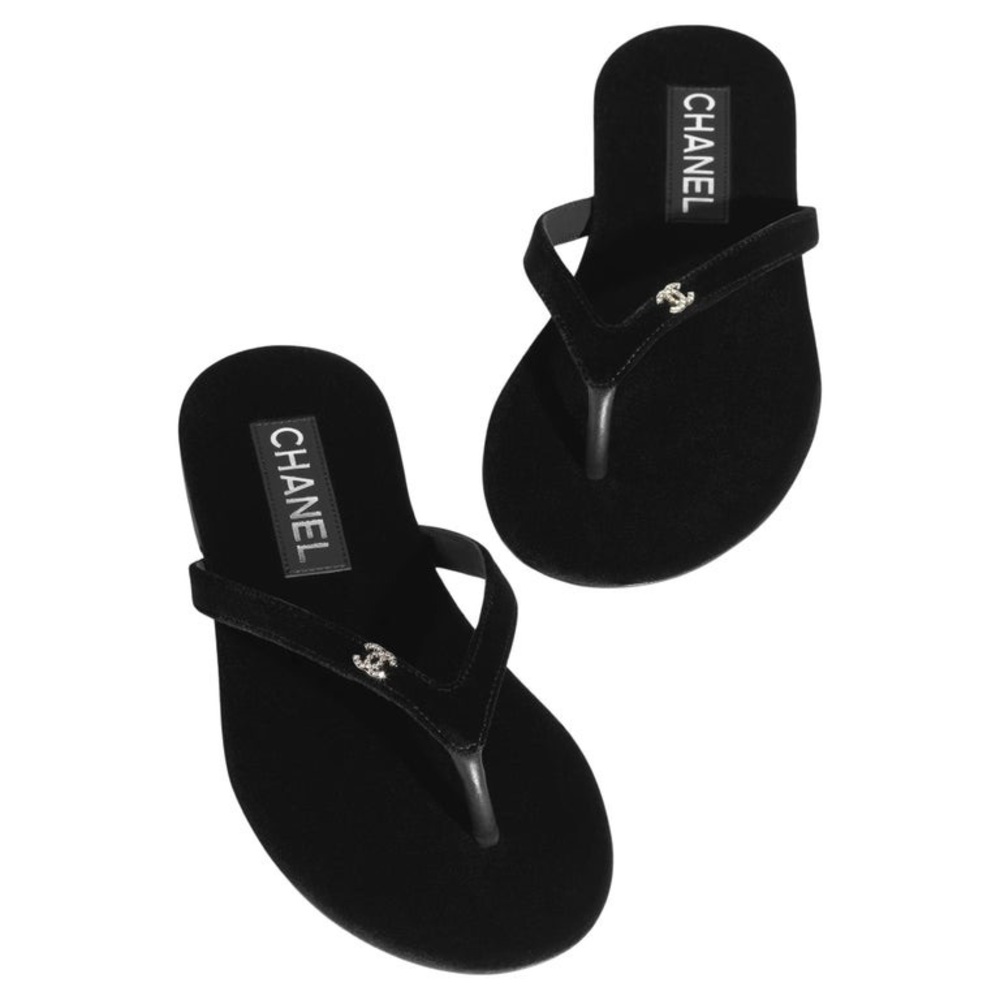 Chanel flip flops